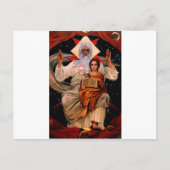 Weltraum Jesus Postkarte (Vorderseite)