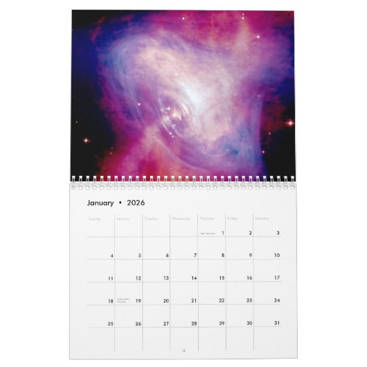 WELTRAUM-Kalender Kalender (Jan 2026)