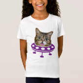 Weltraum-Katze T-Shirt (Vorderseite)
