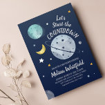 Weltraum-Kinderdusche Einladung der Marine<br><div class="desc">Dieses niedliche und nerdige Baby Dusche Budget lädt zum Organisieren einer Weltraum-Themenparty für die Mama-to-be. Fügen Sie die Daten der Karte hinzu,  indem Sie auf den Button "Personalisieren" oben klicken.</div>