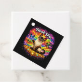 Weltraum Kosmischer Regenbogen Siamkatze Danke Geschenkanhänger (Beispiel)