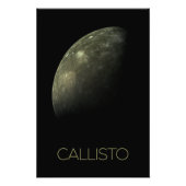 Weltraum, Kosmos, Sonnensystem, Mond Callisto Fotodruck (Vorne)