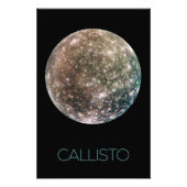 Weltraum, Kosmos, Sonnensystem, Mond Callisto Fotodruck (Vorne)