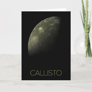 Weltraum, Kosmos, Sonnensystem, Mond Callisto Karte