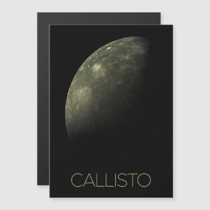 Weltraum, Kosmos, Sonnensystem, Mond Callisto Magneteinladung