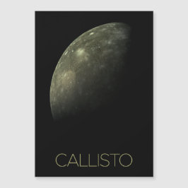 Weltraum, Kosmos, Sonnensystem, Mond Callisto Magneteinladung