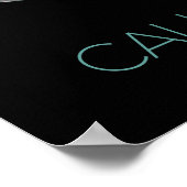 Weltraum, Kosmos, Sonnensystem, Mond Callisto Poster (Ecke)