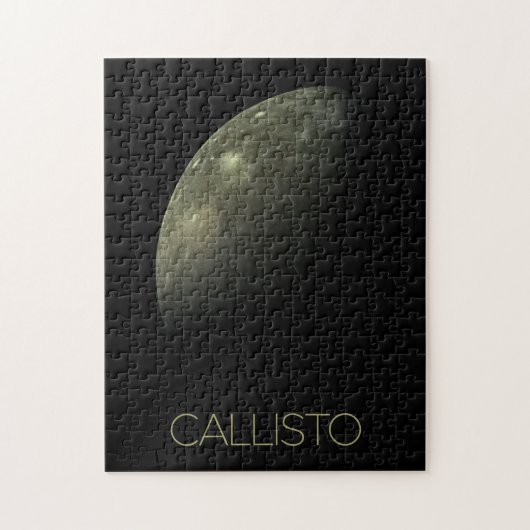 Weltraum, Kosmos, Sonnensystem, Mond Callisto Puzzle (Vertikal)