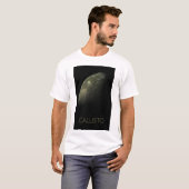 Weltraum, Kosmos, Sonnensystem, Mond Callisto T-Shirt (Vorne ganz)