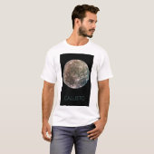 Weltraum, Kosmos, Sonnensystem, Mond Callisto T-Shirt (Vorne ganz)