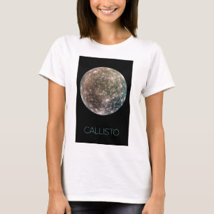 Weltraum, Kosmos, Sonnensystem, Mond Callisto T-Shirt