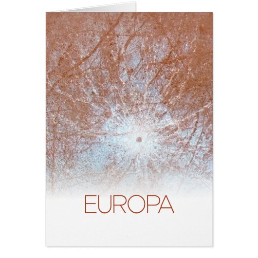 Weltraum, Kosmos, Sonnensystem, Mond Europa (Vorne)