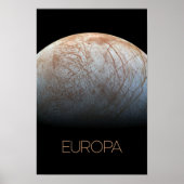 Weltraum, Kosmos, Sonnensystem, Mond Europa Poster (Vorne)