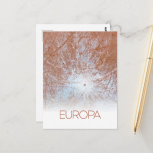 Weltraum, Kosmos, Sonnensystem, Mond Europa Postkarte