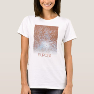 Weltraum, Kosmos, Sonnensystem, Mond Europa T-Shirt