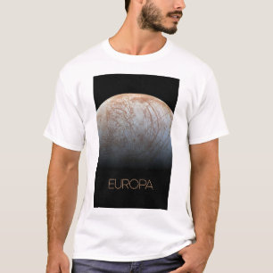 Weltraum, Kosmos, Sonnensystem, Mond Europa T-Shirt