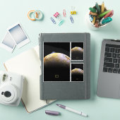 Weltraum, Kosmos, Sonnensystem, Mond-IO Aufkleber (iPad Hülle)