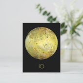 Weltraum, Kosmos, Sonnensystem, Mond-IO Postkarte (Stehend Vorderseite)