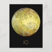 Weltraum, Kosmos, Sonnensystem, Mond-IO Postkarte (Vorderseite)