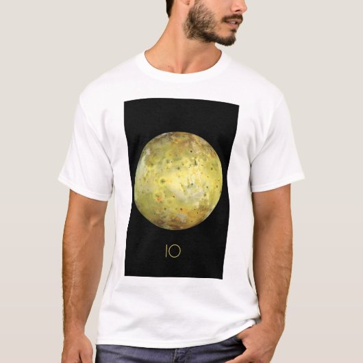 Weltraum, Kosmos, Sonnensystem, Mond-IO T-Shirt (Vorderseite)
