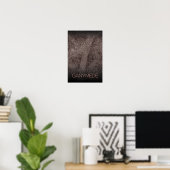Weltraum, Kosmos, Sonnensystem, Mondganymede Poster (Heimbüro)