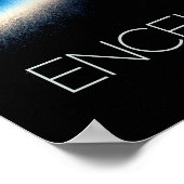 Weltraum, Kosmos, Sonnensystem, Mondkalender Poster (Ecke)