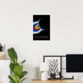 Weltraum, Kosmos, Sonnensystem, Mondkalender Poster (Heimbüro)