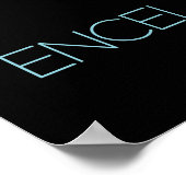 Weltraum, Kosmos, Sonnensystem, Mondkalender Poster (Ecke)