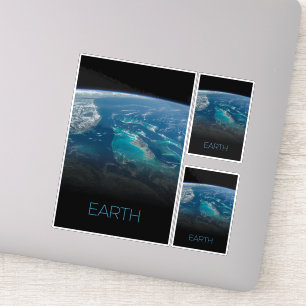 Weltraum, Kosmos, Sonnensystem, Planet Erde Aufkleber