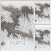 Weltraum, Kosmos, Sonnensystem, Planet Erde Aufkleber (Vorderseite)