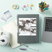 Weltraum, Kosmos, Sonnensystem, Planet Erde Aufkleber (iPad Hülle)