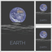 Weltraum, Kosmos, Sonnensystem, Planet Erde Aufkleber (Vorderseite)