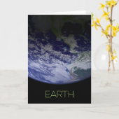 Weltraum, Kosmos, Sonnensystem, Planet Erde Karte (Gelbe Blume)