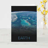 Weltraum, Kosmos, Sonnensystem, Planet Erde Karte (Gelbe Blume)