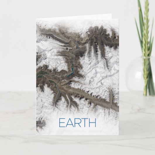 Weltraum, Kosmos, Sonnensystem, Planet Erde Karte (Vorderseite)