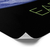 Weltraum, Kosmos, Sonnensystem, Planet Erde Poster (Ecke)