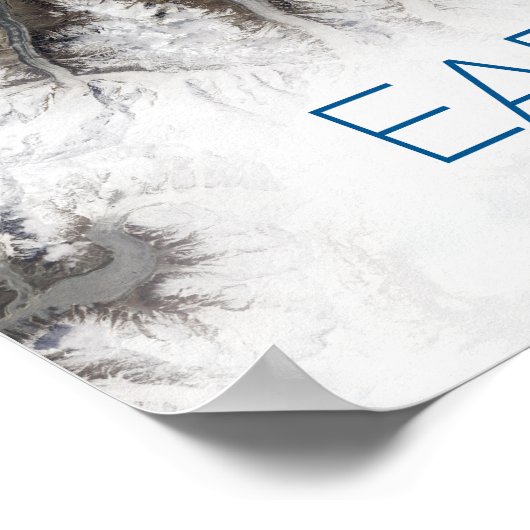 Weltraum, Kosmos, Sonnensystem, Planet Erde Poster (Ecke)