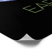 Weltraum, Kosmos, Sonnensystem, Planet Erde Poster (Ecke)