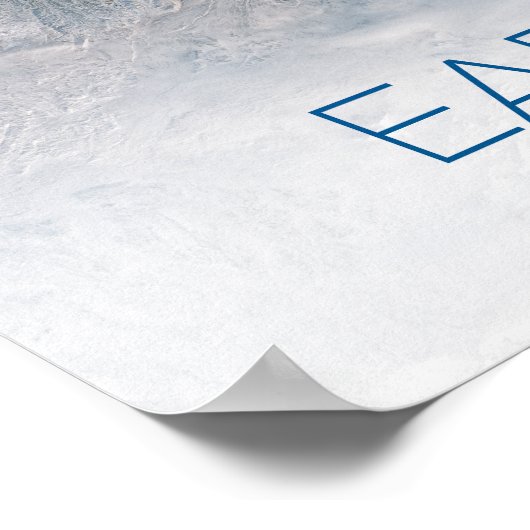 Weltraum, Kosmos, Sonnensystem, Planet Erde Poster (Ecke)