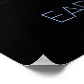 Weltraum, Kosmos, Sonnensystem, Planet Erde Poster (Ecke)