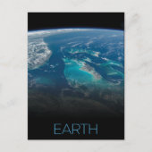 Weltraum, Kosmos, Sonnensystem, Planet Erde Postkarte (Vorderseite)