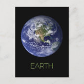 Weltraum, Kosmos, Sonnensystem, Planet Erde Postkarte (Vorderseite)