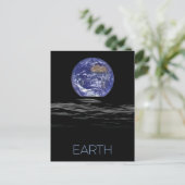 Weltraum, Kosmos, Sonnensystem, Planet Erde Postkarte (Stehend Vorderseite)