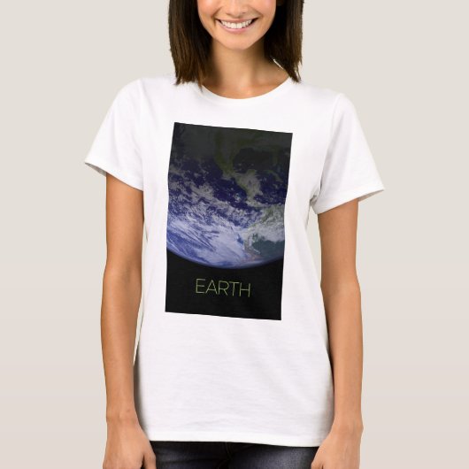 Weltraum, Kosmos, Sonnensystem, Planet Erde T-Shirt (Vorderseite)