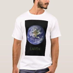 Weltraum, Kosmos, Sonnensystem, Planet Erde T-Shirt