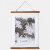 Weltraum, Kosmos, Sonnensystem, Planet Erde Wandteppich Mit Holzrahmen (Vorderseite)