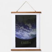 Weltraum, Kosmos, Sonnensystem, Planet Erde Wandteppich Mit Holzrahmen (Vorderseite)