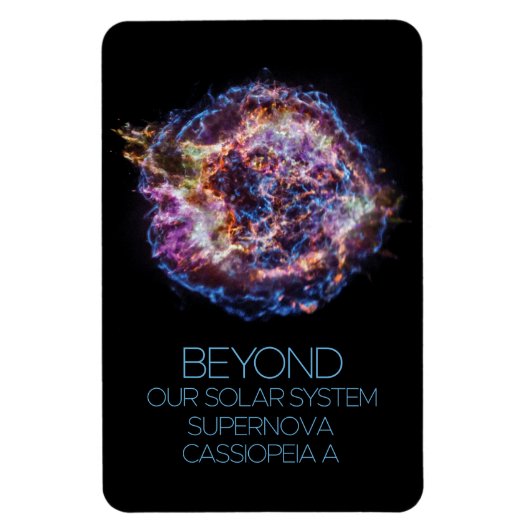 Weltraum, Kosmos, Supernova Cassiopeia A Magnet (Vertikal)