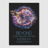 Weltraum, Kosmos, Supernova Cassiopeia A Magneteinladung (Vorderseite)