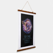 Weltraum, Kosmos, Supernova Cassiopeia A Wandteppich Mit Holzrahmen (Gewinkelt)